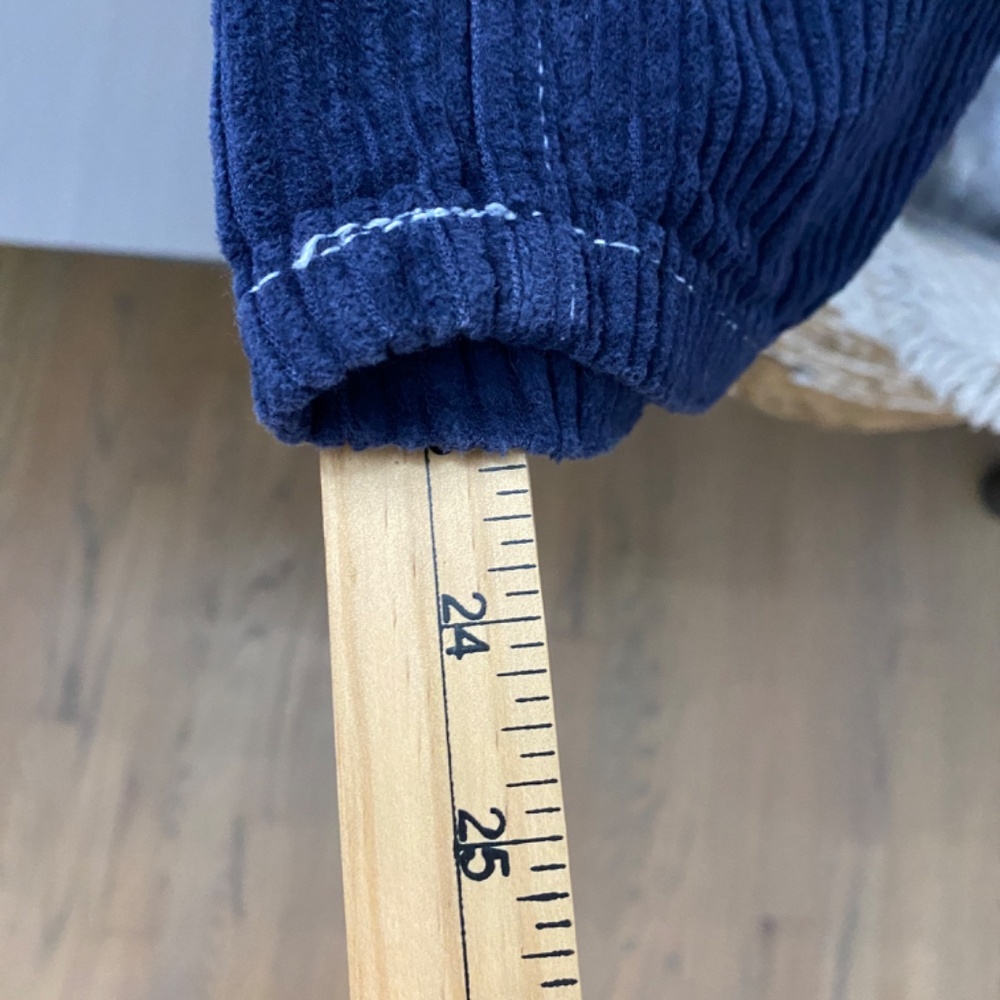 BDG Navy Corduroy Overalls, Women’s Size Small Petite - Picture 13 of 13